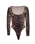Sydney Leopard Smooth Stretch Scoop Neck Thong