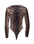 Sydney Leopard Smooth Stretch Scoop Neck Thong