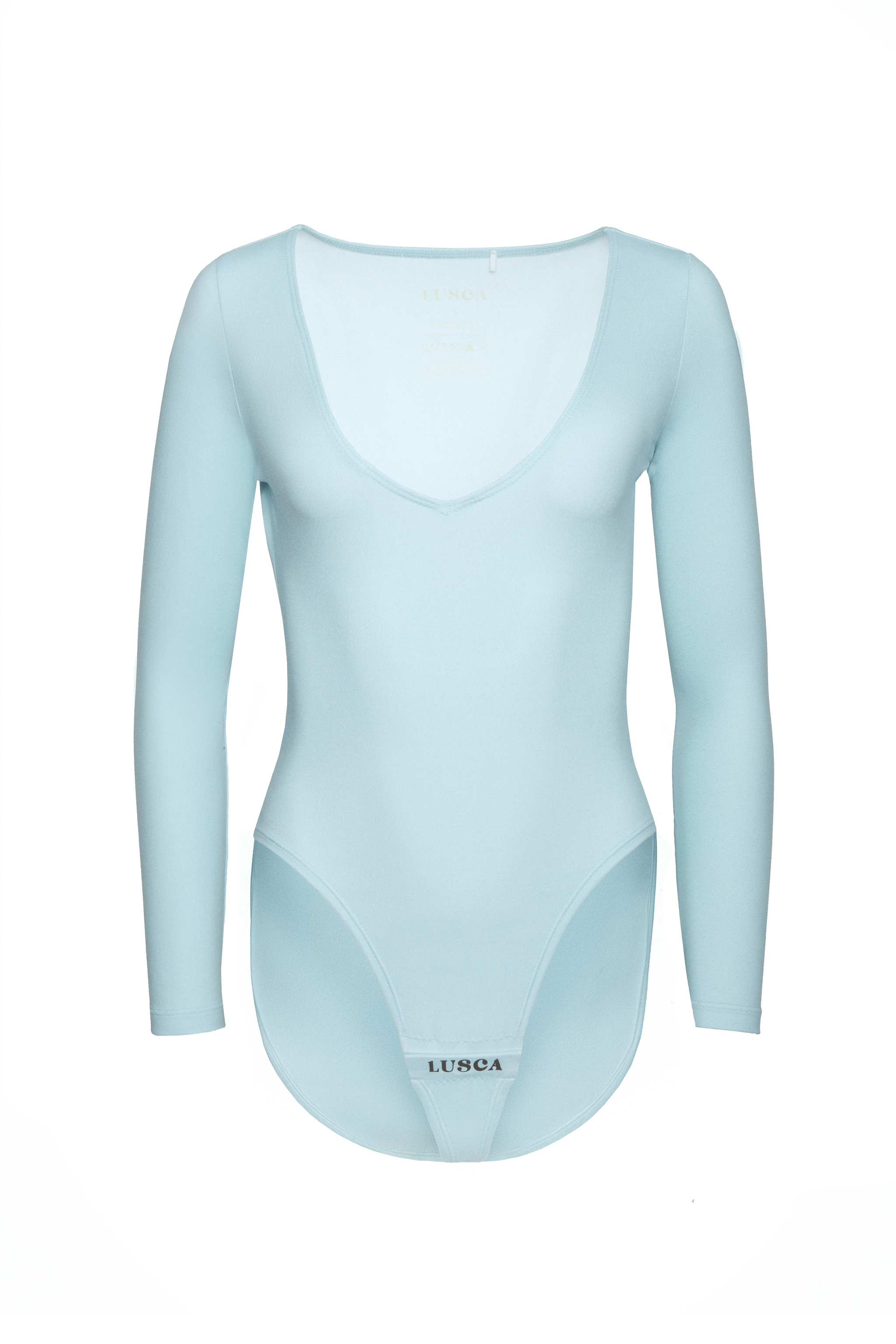 anuke Tulle Gather Bodysuit アイスブルー Alia Soft Stretch V-Neck anuke Tulle Gather Bodysuit アイスブルー Alia Soft Stretch V-Neck